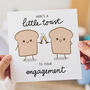 A Little Toast To Your Engagement Card, thumbnail 3 of 3