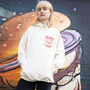Hi Guys Women’s Hoodie With Burger Graphic, thumbnail 2 of 6