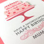 Bake Off Style 3D Birthday Cake Showstopper Card, thumbnail 6 of 9