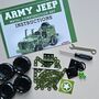 Army Jeep Metal Construction Set, thumbnail 1 of 4