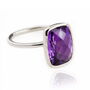 Desert Mirage Amethyst Ring In Sterling Silver, thumbnail 1 of 4