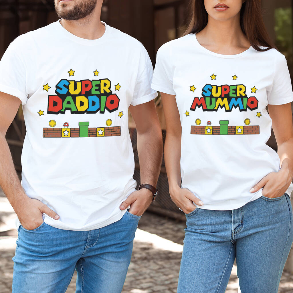 Gaming Super Family Matching T Shirts And Baby Grow, 1 of 5