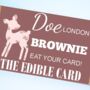 Personalised Chocolate Brownie Card, thumbnail 6 of 8