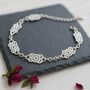 Sterling Silver Lace Link Bracelet, thumbnail 1 of 5