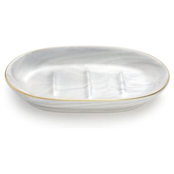 Marble White Soap Tray Holder, 7 of 7
