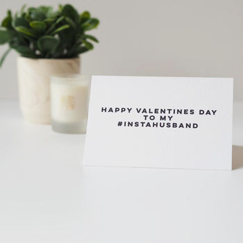 Insta Husband Funny Valentines Day Card, 2 of 4