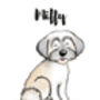 Havanese Personalised Name And Personality Dog Print, thumbnail 2 of 2