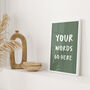 Personalised Wall Art Quote Print, thumbnail 6 of 6