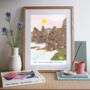 Duncansby Stacks, Scottish Highlands Travel Print, thumbnail 1 of 2