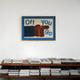 Off You Go Retro Hallway Wall Print, thumbnail 9 of 9