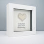 Personalised 30th Pearl Anniversary Heart Frame Gift, thumbnail 3 of 5