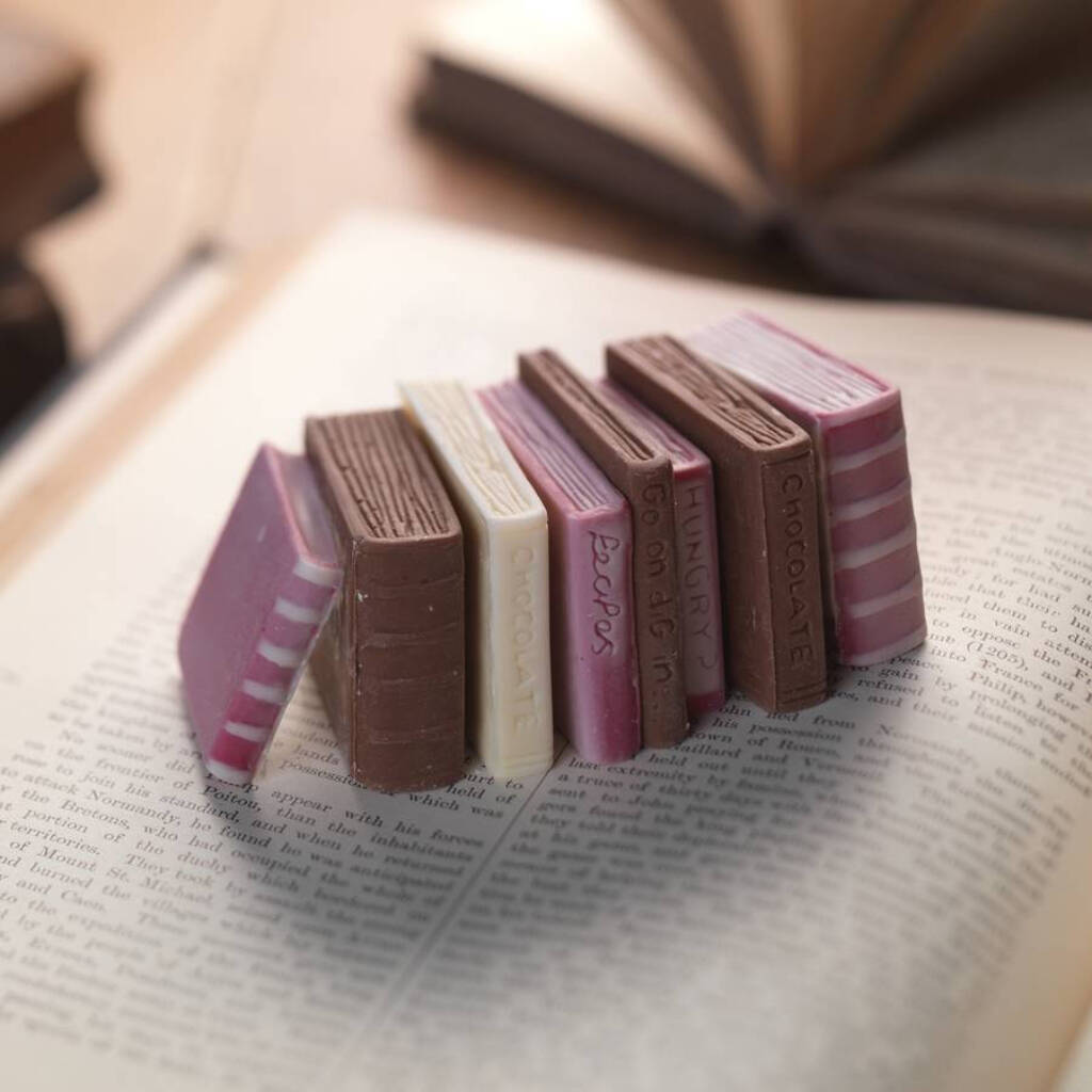 Set Of Eight Chocolate Books By All Things Brighton Beautiful Notonthehighstreet Com