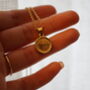 Star Sign Zodiac Disc Necklace 18k Gold Plated, thumbnail 5 of 11