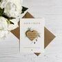 Laurel Wreath Classic Save The Date Magnet With Card, thumbnail 2 of 3
