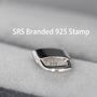 Sterling Silver Padlock Hoop Earrings, thumbnail 10 of 11