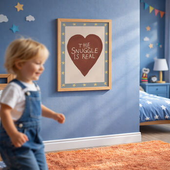 The Snuggle Is Real Nursery Print, 7 of 12