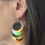 Halloween Party Sequin Drop Glow In The Dark Earrings, thumbnail 2 of 5