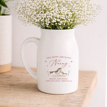 Personalised Birthday Vase Present For Granny, 2 of 2