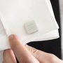 Dad Est. Year Personalised Square Cufflinks, thumbnail 4 of 11