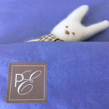 Personalised Cashmere Bunny Rabbit Toy For Baby, 11 of 11