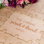 Personalised Wedding Guest Book Puzzle Alterative, thumbnail 2 of 8
