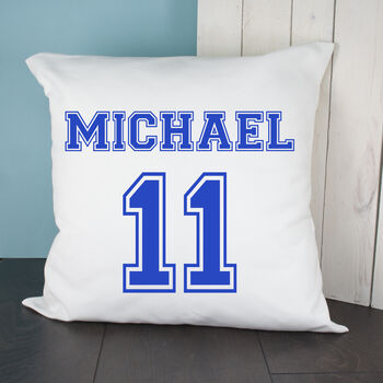 Personalised Football Shirt Cushion Cover, 3 of 8