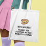 Teacher Tote Bag Personalised Thank You Gift, thumbnail 2 of 6
