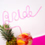Bride Straw ~ Bride Hen Party Drinking Straw, thumbnail 3 of 7