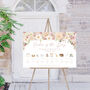 Wedding Order Of The Day Sign Boho Pampas Grass, thumbnail 2 of 10