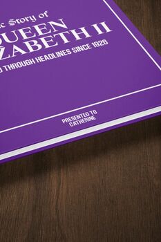 Queen Elizabeth Personalised Royal Family History Book, 10 of 10