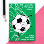 Cute Football Father's Day Card, thumbnail 3 of 4