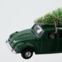 Vintage Green Car Christmas Decoration, thumbnail 1 of 2