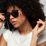 Nicla – Amethyst And Silver Dainty Acrylic Glasses Chain, thumbnail 3 of 6