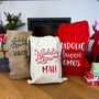 Personalised Welsh Christmas Stockings And Sacks, thumbnail 1 of 4