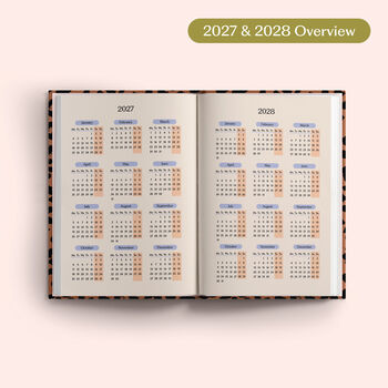 2027 Diary | A5 Hardcover Week To View | Leopard, 3 of 8