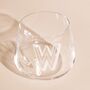 Personalised Bold Initial Whisky Glass, thumbnail 3 of 3