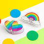 Set Of Two Colourful Paper Clips, thumbnail 1 of 8