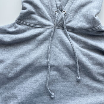 Personalised Rugby Print Hoodie Initials Gift, 4 of 11