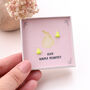 'Pearfect' Sterling Silver Pear Earrings, thumbnail 5 of 6
