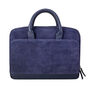 Ashbourne Briefcase Blue Suede, thumbnail 2 of 3