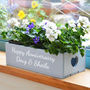 Personalised Wooden Plant Pot Holder Two Pots, thumbnail 3 of 5