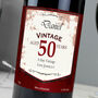 Personalised Vintage Age Red Wine Gift, thumbnail 5 of 5