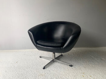 Mid Century 60's Swivel Chair By Overman, 5 of 8