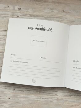 My First Year Baby Record Book | Baby Memory Book, 5 of 12