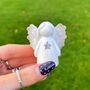 Tiny World Resin Keepsake Ornament Guardian Angel, thumbnail 1 of 2