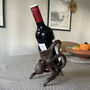 Ollie Octopus Cast Iron Wine Bottle Holder, thumbnail 7 of 9
