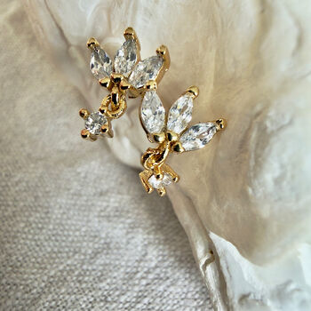 Sparkly Drop Studs, 4 of 6