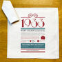 Personalised 90th Birthday Gift 1933 Handkerchief Pair, thumbnail 10 of 12