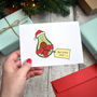 Avo Good One! Funny Avocado Christmas Card Pack, thumbnail 1 of 2