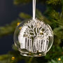 Personalised Family Tree Glass Dome Bauble, thumbnail 7 of 10